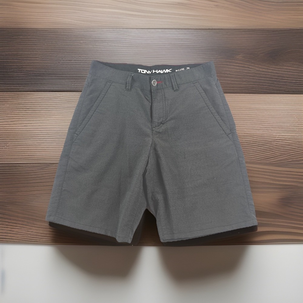 Tony Hawk Next Level Series Shorts Teen Boy 29 Gray Performance